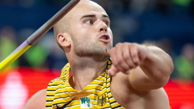 Deutsche Hoffnung bei der Leichtathletik-Team-EM: Speerwerfer Julian Weber. (Foto: Sven Hoppe/dpa)