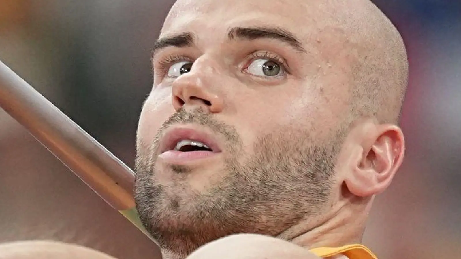 Speerwerfer Julian Weber steht im WM-Finale. (Foto: Michael Kappeler/dpa)