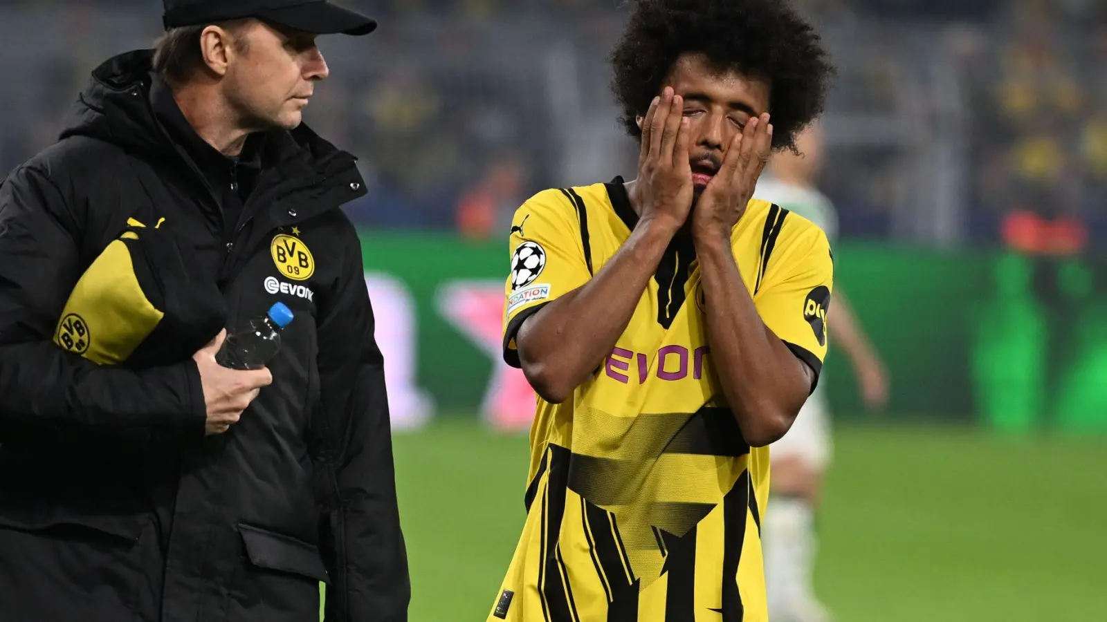 Karim Adeyemi wird Borussia Dortmund mehrere Wochen fehlen. (Foto: Bernd Thissen/dpa)