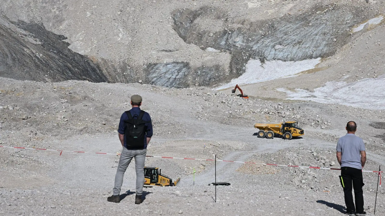 In den Alpen ist der Klimawandel auch für Laien gut zu erkennen: Gletscher verschwinden und verändern die Landschaft dauerhaft mit nicht absehbaren Folgen. (Foto: Angelika Warmuth/dpa)