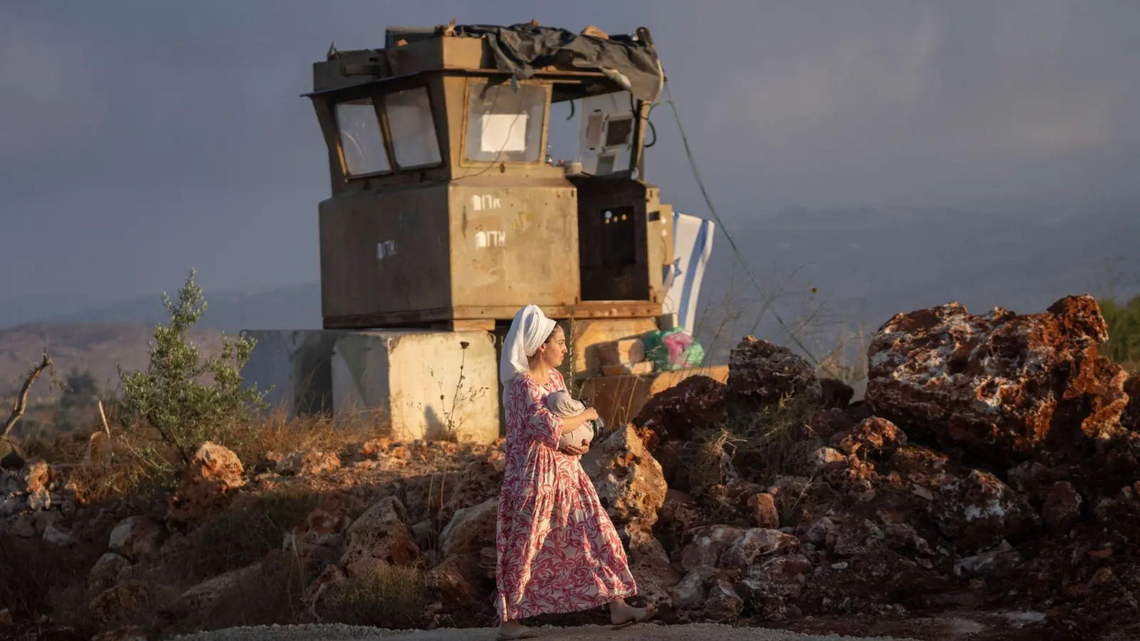 Ein Siedler-Posten im Westjordanland. (Archivbild) (Foto: Ohad Zwigenberg/AP/dpa)