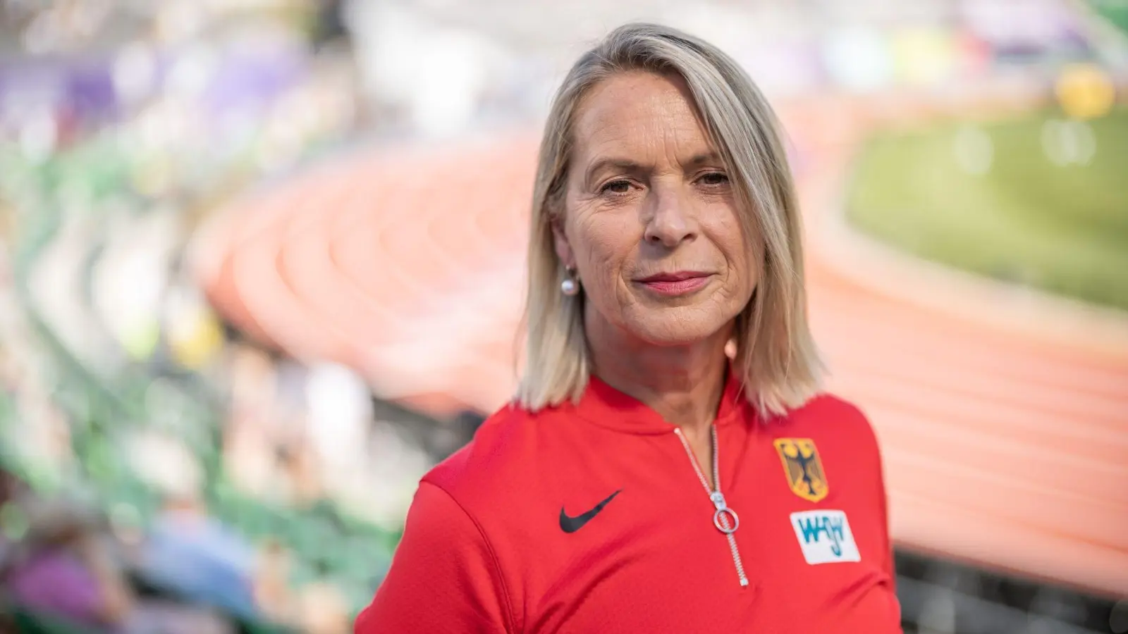 Die Chef-Trainerin des Deutschen Leichtathletik-Verbandes (DLV): Annett Stein. (Foto: Michael Kappeler/dpa)