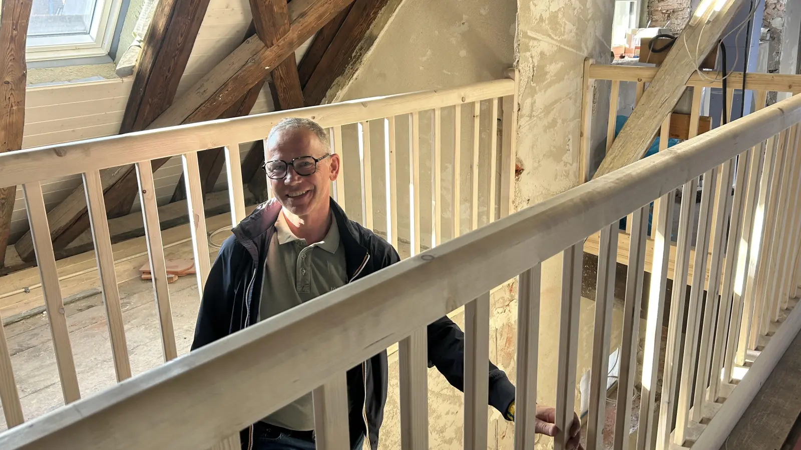 Christian Etl ist zuversichtlich, dass das Projekt erfolgreich fertiggestellt wird. (Foto: Florian Pöhlmann)