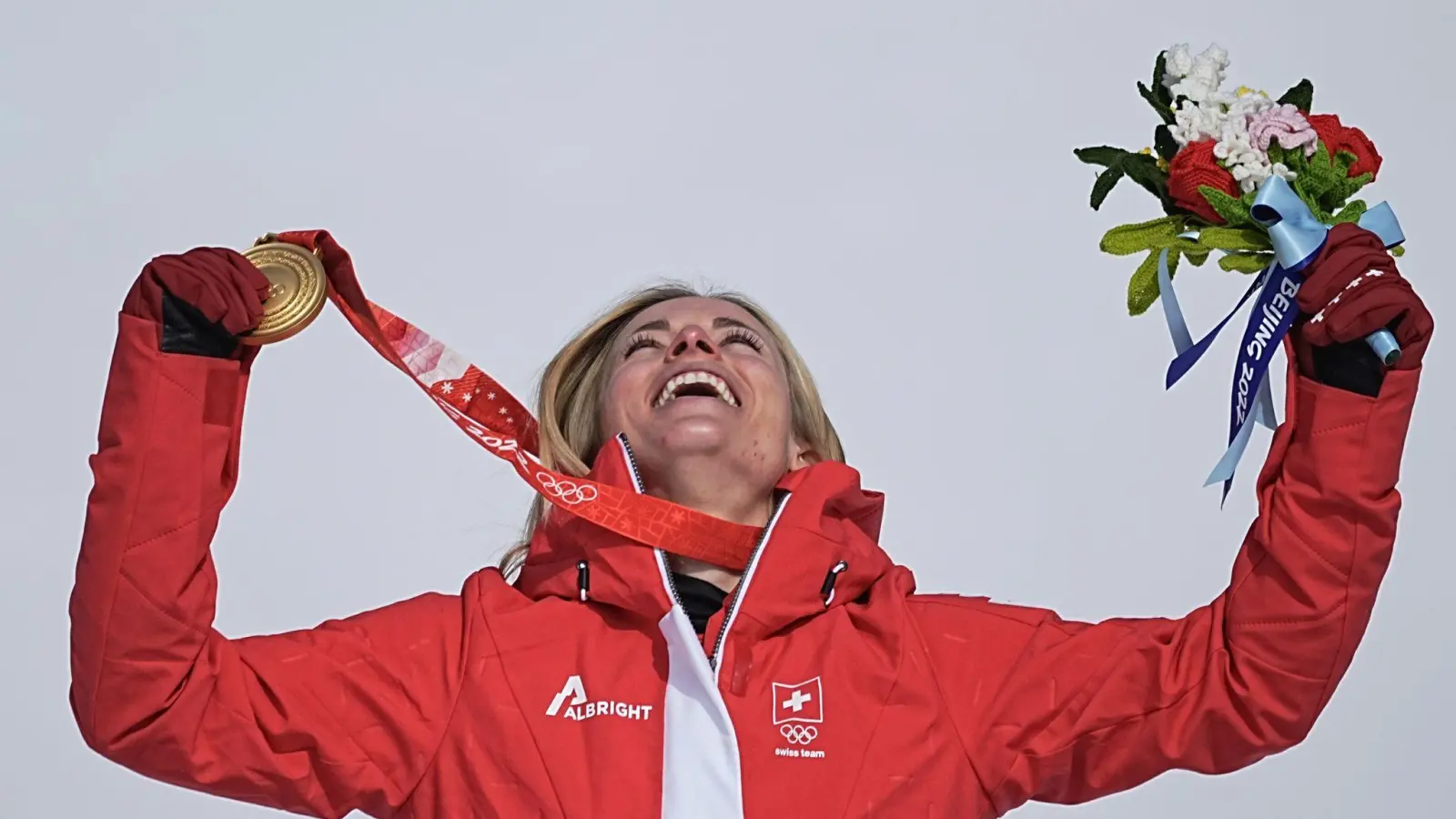 Die Schweizerin Lara Gut-Behrami war im Super-G eine Klasse für sich. (Foto: Michael Kappeler/dpa)