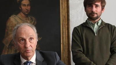 Das Bild aus dem 18. Jahrhundert soll einem jüdischen Galeristen in den Niederlanden gestohlen worden sein. (Foto: Christian Heit/AP/dpa)