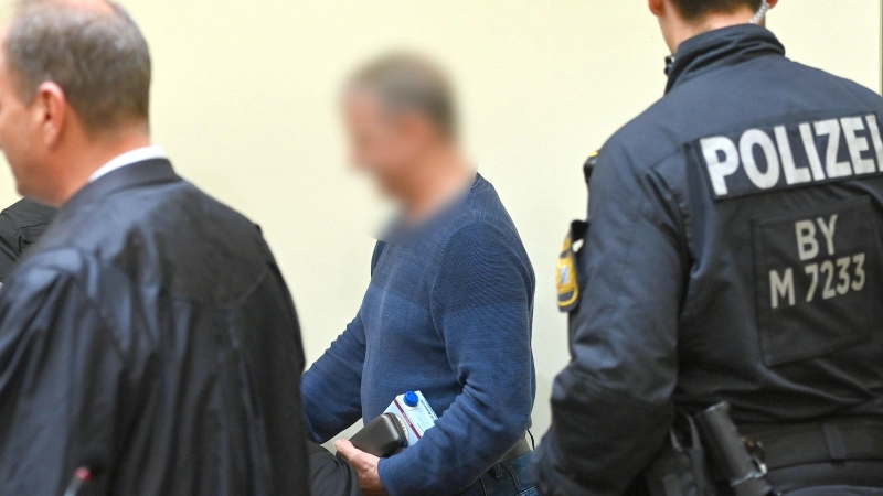 Thomas T. aus Buch am Wald sitzt seit inzwischen 97 Verhandlungstagen in München vor Gericht. (Foto: Frank Hoermann/SVEN SIMON)