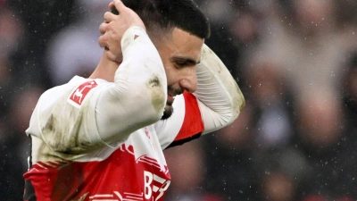 Unglücksrabe gegen den HSV: Stuttgarts Deniz Undav. (Foto: Marijan Murat/dpa)