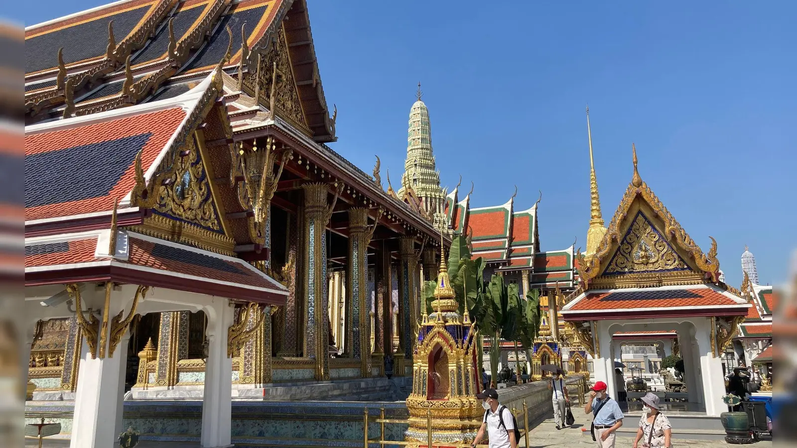 Der Königspalast (Grand Palace) ist eine der Hauptsehenswürdigkeiten der thailändischen Hauptstadt. (Foto: Carola Frentzen/dpa)
