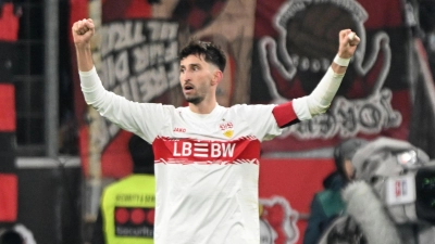 Die Stuttgarter führen Bayer eine bittere Niederlage zu. (Foto: Federico Gambarini/dpa)