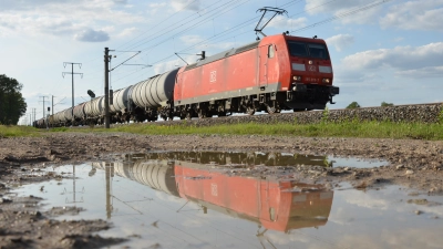 Eine Gruppe von jugendlichen „Train Surfern” fuhr am Montag illegal auf einem Güterzug zwischen Emskirchen und Neustadt/Aisch mit. (Symbolbild: Johannes Hirschlach)