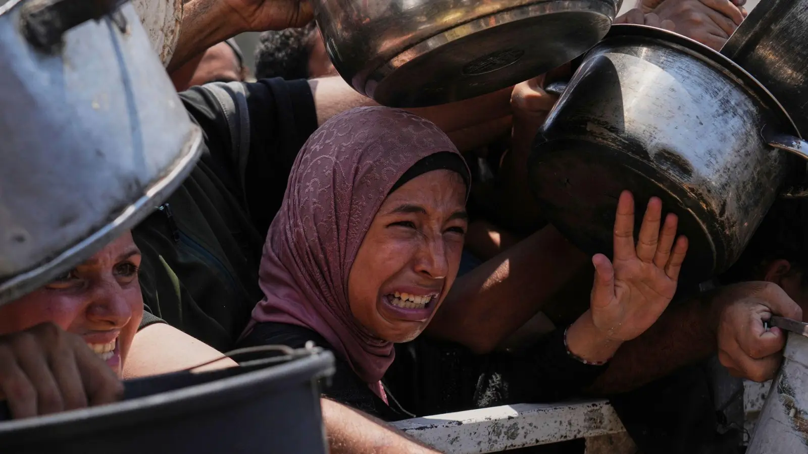 Hilfsorganisationen warnen vor einer Hungersnot im Gazastreifen.  (Foto: Abdel Kareem Hana/AP/dpa)