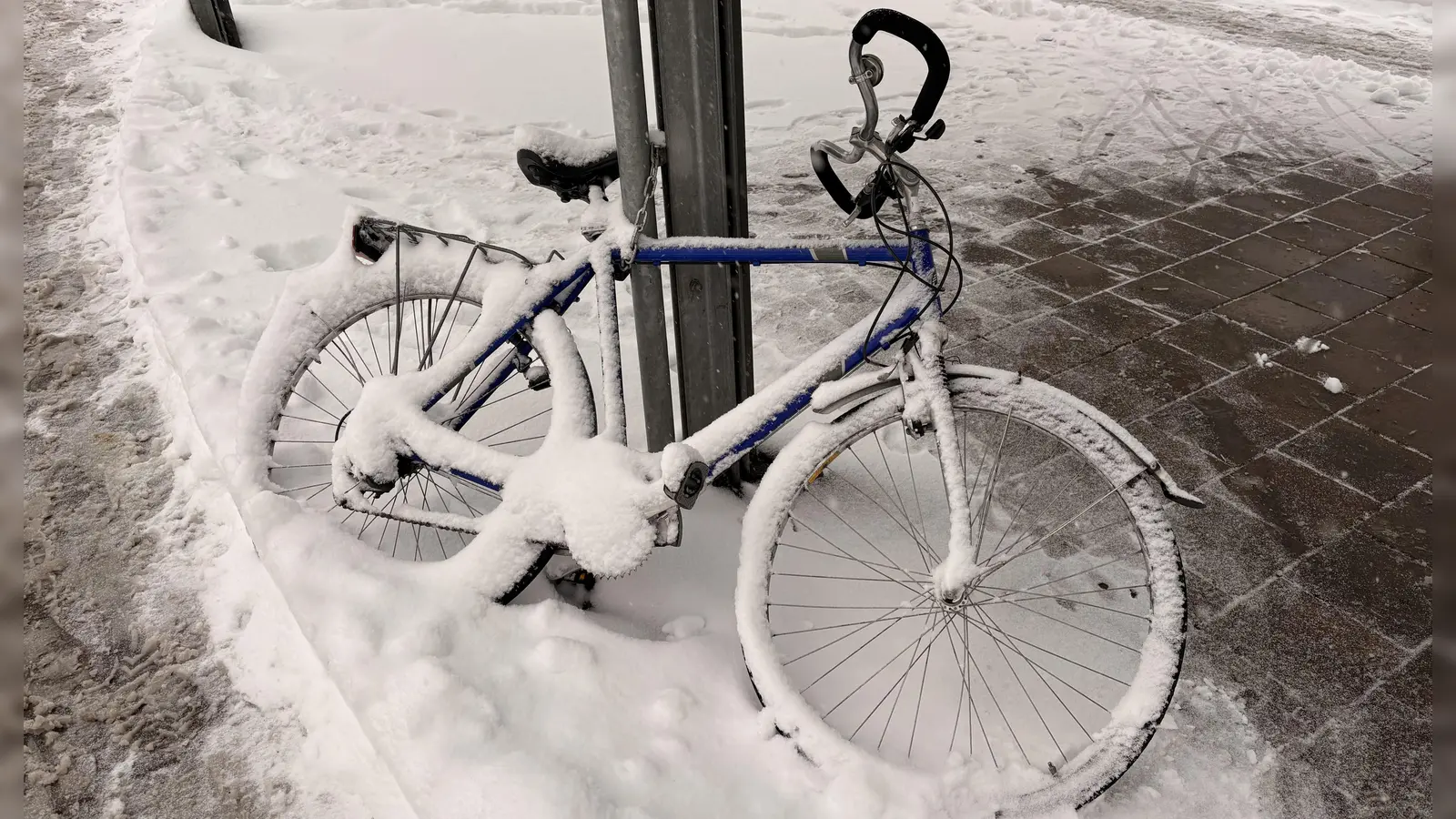 Mit diesem Bike fährt wohl heute niemand mehr. (Foto: Luca Paul)