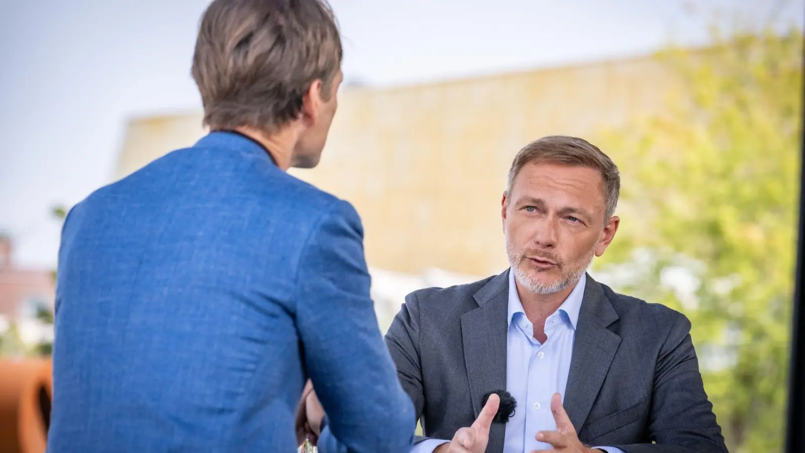 Bei FDP-Chef Lindner hat sich in Bezug auf Kanzler Scholz etwas Ernüchterung breit gemacht.   (Foto: Claudius Pflug/ZDF/dpa)