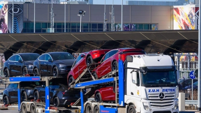 Der US-Elektroautobauer Tesla will den geplanten Ausbau des Werks in Grünheide in Angriff nehmen. (Archivbild)  (Foto: Patrick Pleul/dpa)