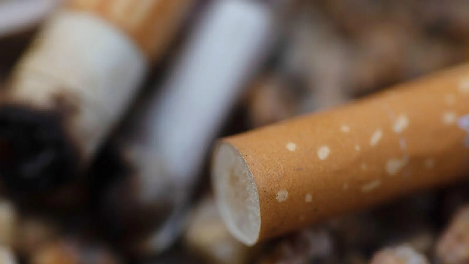 Eine Zigarette in einem Aschenbecher - ein Teil solcher Kippen stammt aus illegalen Kanälen. (Archivbild) (Foto: Fernando Gutierrez-Juarez/dpa)