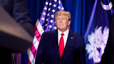 Donald Trump bei einer Wahlkampfveranstaltung in South Carolina. (Foto: Alex Brandon/AP/dpa)