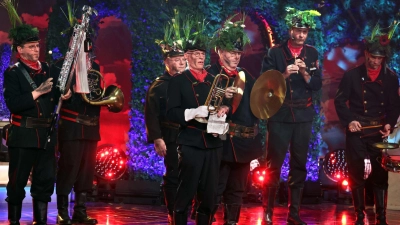 Die „Altneihauser Feuerwehrkapell`n“ war seit 2006 in der Kultsendung dabei. (Archivbild) (Foto: Karl-Josef Hildenbrand/dpa)
