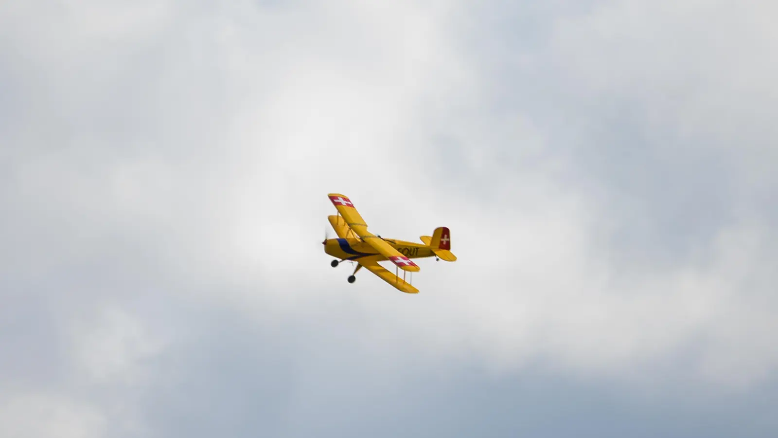 Der erste Blick kann täuschen: Hierbei handelt es sich um ein Modellflugzeug. (Foto: René Chlopotowski)