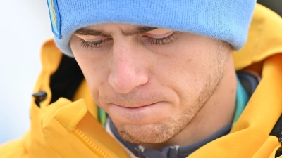 Wladislaw Heraskewytsch ist im Streit um seinen Helm von den Winterspielen ausgeschlossen worden. (Foto: Robert Michael/dpa)