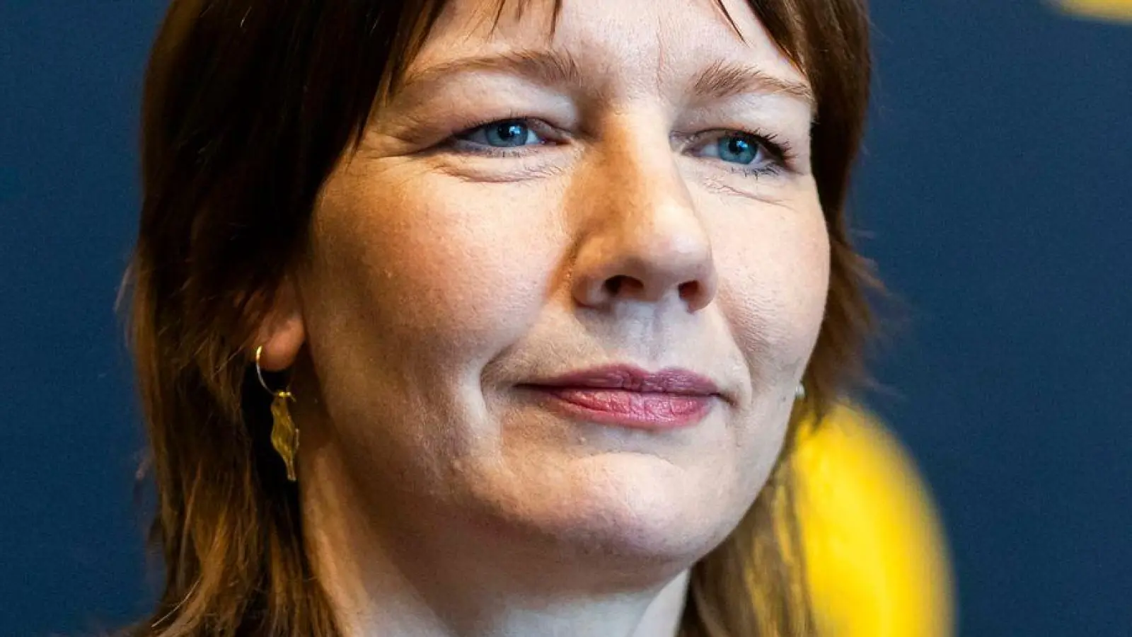 Schauspielerin Sandra Hüller beim Braunschweig International Film Festival: Sie ist dort Stargast und wird mit dem Hauptpreis ausgezeichnet.  (Foto: Michael Matthey/dpa)