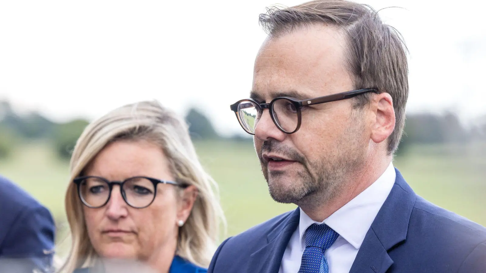 Redmann spricht von Sabotage.  (Foto: Frank Hammerschmidt/dpa)