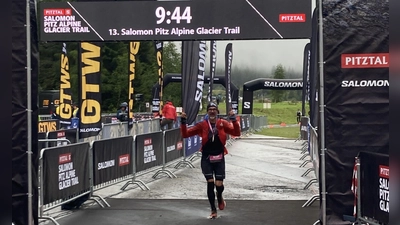 Michael Lutz wurde als Deutscher Meister im Ultra Trail M 50 als Sportler des Jahres der Stadt Dinkelsbühl geehrt. Das Bild zeigt ihn bei einem Rennen im Pitztal. (Archivbild: Michael Kuhbach)