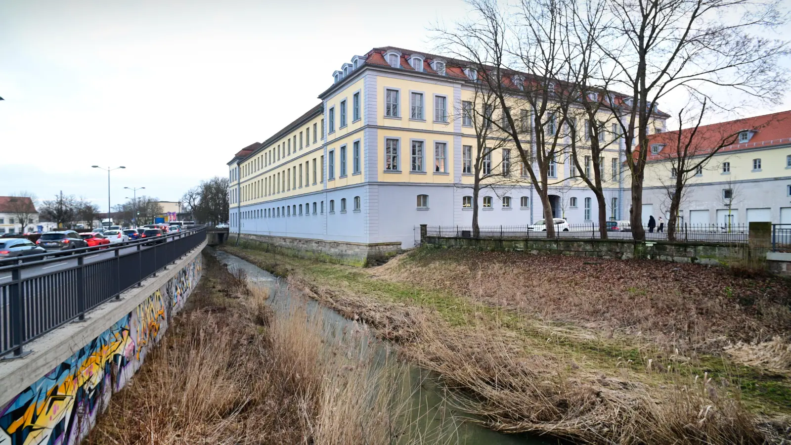 An der Residenz endet der Bereich, der neu gestaltet wird. (Foto: Jim Albright)