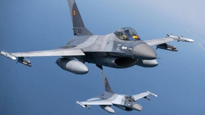 Im Baltikum übernehmen Kampfjets aus Nato-Staaten die Luftraumüberwachung. (Archivbild)  (Foto: Mindaugas Kulbis/AP)