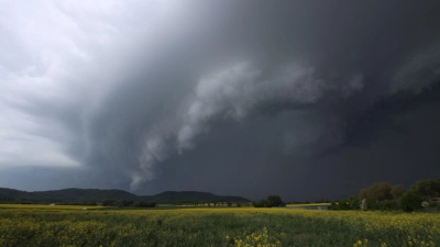 Ein Unwetter zog über mehrere Bundesländer - und sorgte für viele Schäden. (Foto: Alexander Wolf/onw-images/dpa)