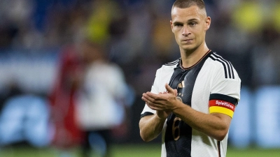 Deutschlands Joshua Kimmich nach dem Spiel. (Foto: Rolf Vennenbernd/dpa/Archivbild)