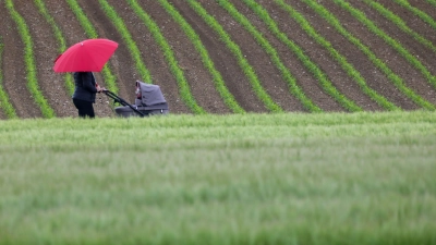 Am Samstag könnten sich bereits wieder einige starke Gewitter über der Mitte Deutschlands bilden.  (Foto: Thomas Warnack/dpa)