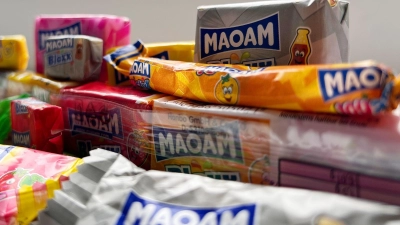 Maoam gehört erst seit 1986 zu Haribo, als die Firma den Kaubonbon-Hersteller Edmund Münster GmbH &amp; Co. KG übernahm. (Symbolbild)  (Foto: Wolf von Dewitz/dpa-Zentralbild/dpa)
