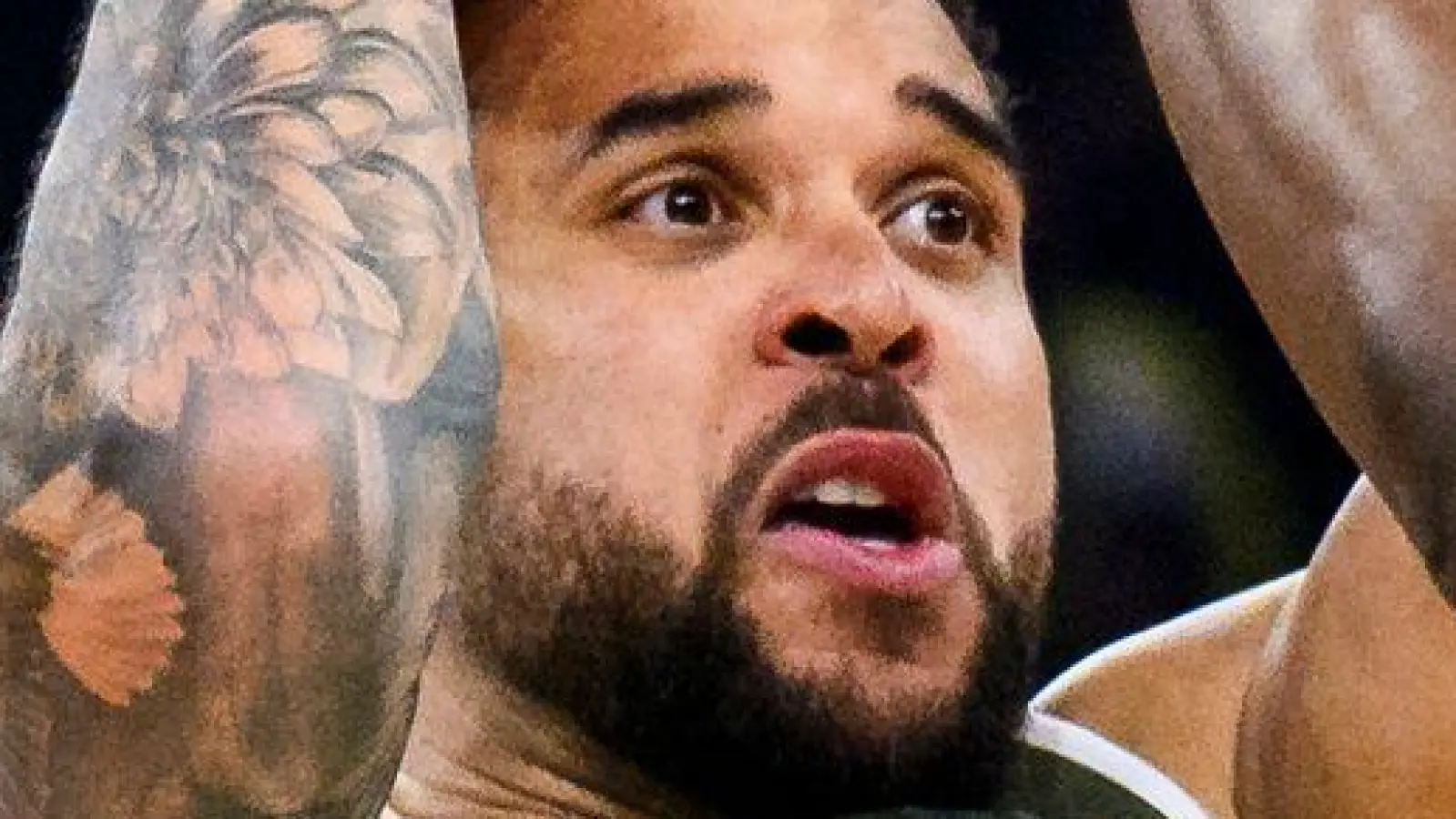 Verlässt die Basketballer des FC Bayern: Elias Harris. (Archivbild) (Foto: Tom Weller/dpa)