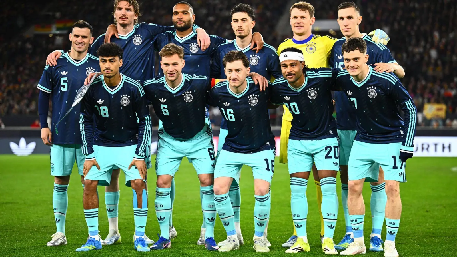 Die deutsche Nationalmannschaft trägt ihre Länderspiele der nächsten Nations-League-Gruppenphase in Augsburg, München und Berlin aus. (Archivbild) (Foto: Tom Weller/dpa)