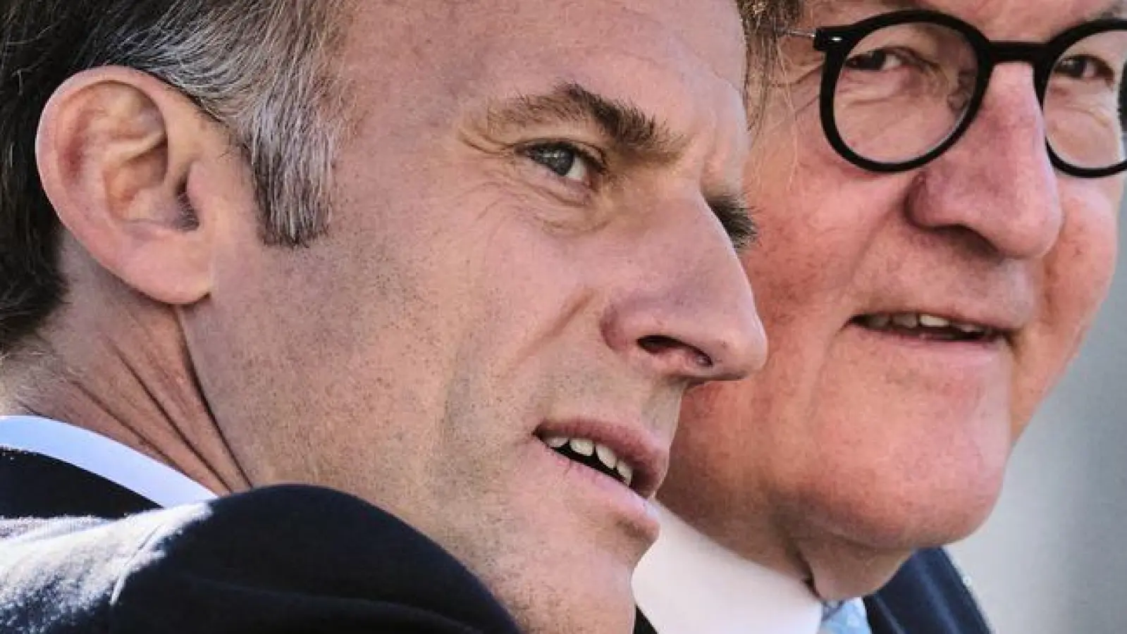 Steinmeier und Macron scheiden beide im kommenden Jahr aus ihren Ämtern.  (Foto: Bernd von Jutrczenka/dpa)