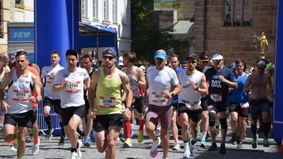 Bei den Sportlern erfreute sich der Ansbacher Citylauf großer Beliebtheit. In Spitzenzeiten waren bis zu 3000 Teilnehmer dabei, die auch weite Anreisewege nicht scheuten. (Archivfoto: Florian Schwab)