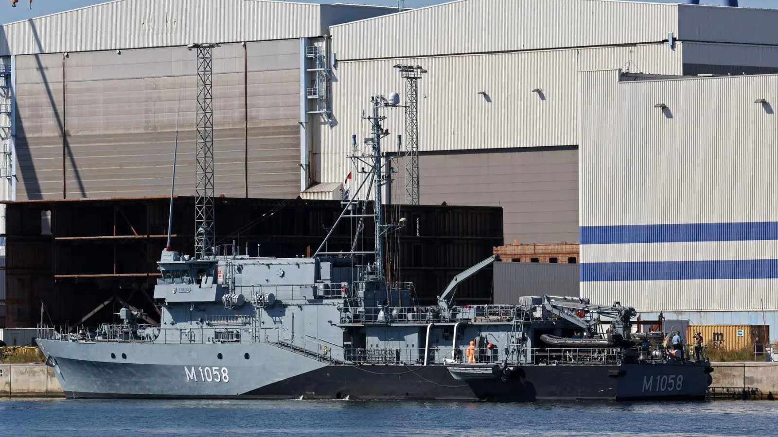 Das Minenjagdboot „Fulda“ soll demnächst ins Mittelmeer verlegt werden. (Archivbild) (Foto: Bernd Wüstneck/dpa)