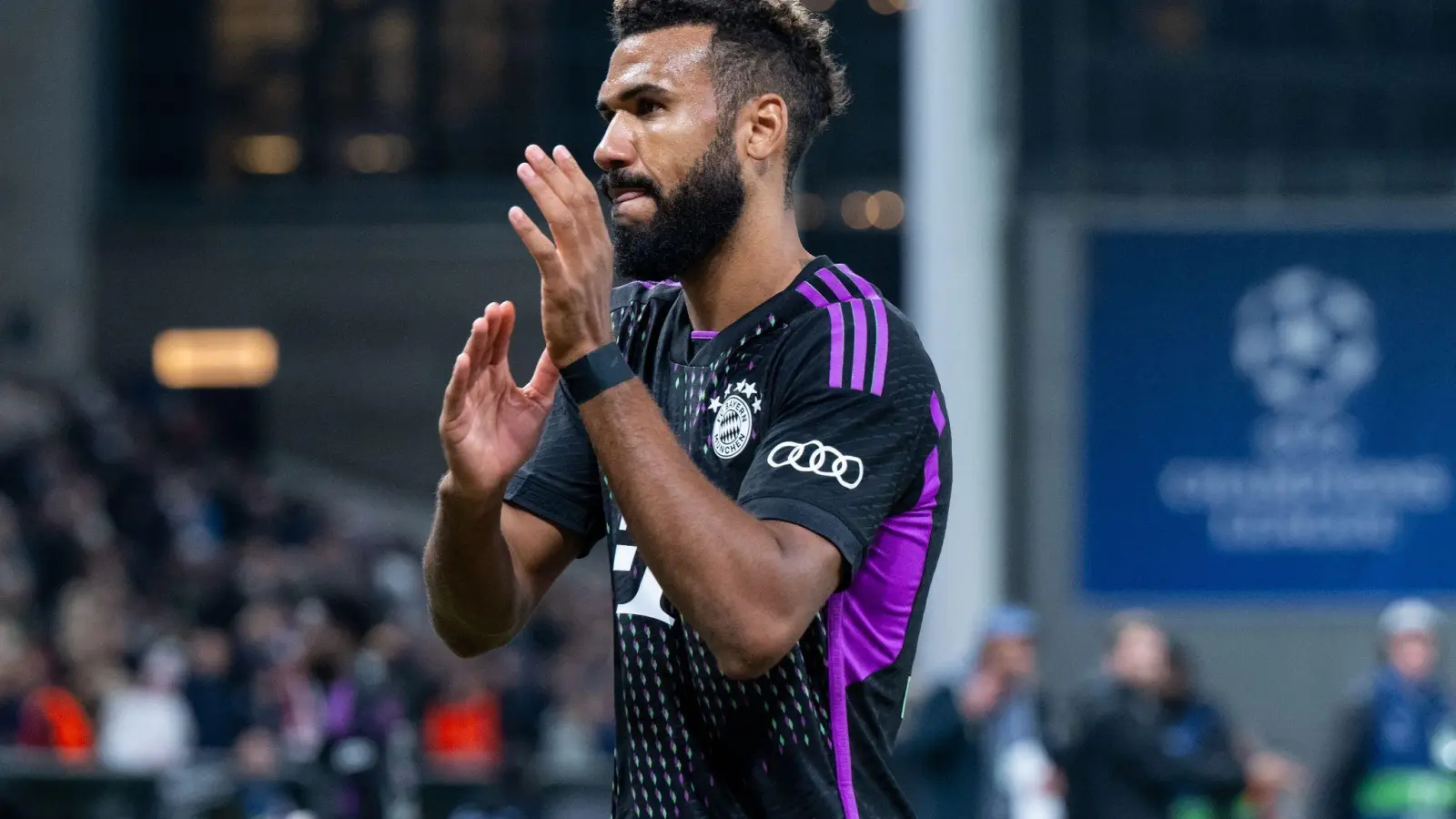 FCB-Stürmer Eric Maxim Choupo-Moting fällt für Kameruns Länderspiele gegen Russland und Senegal aus. (Foto: Sven Hoppe/dpa)