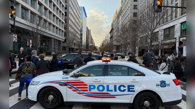 Mitten in Washington fielen am Mittwochnachmittag (Ortszeit) Schüsse.  (Foto: Franziska Spiecker/dpa)