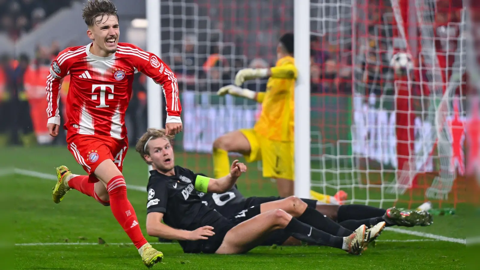 Lennart Karl traf zum umjubelten 2:1. (Foto: Sven Hoppe/dpa)