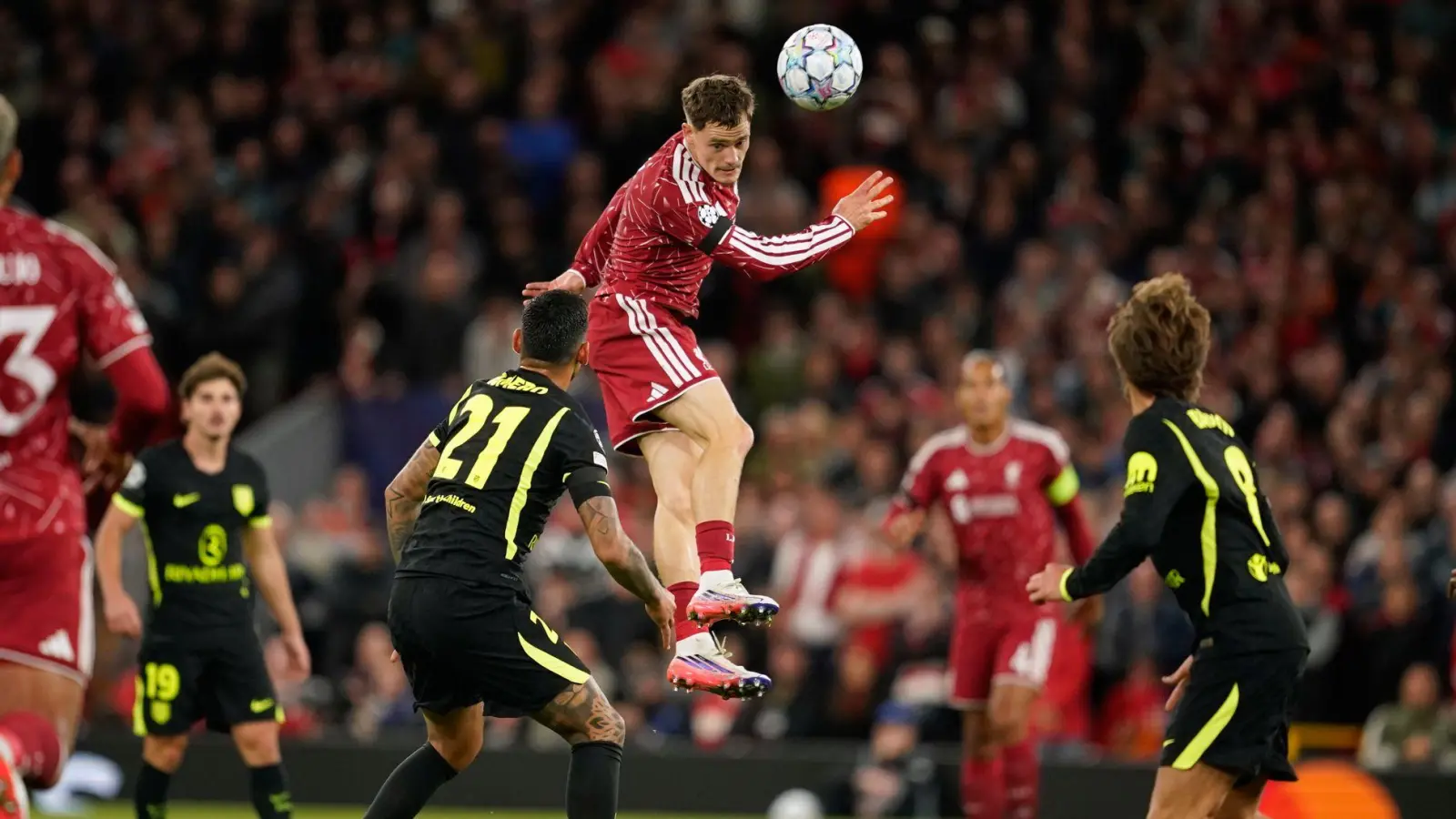 Florian Wirtz (M) gewann mit dem FC Liverpool. (Foto: Dave Thompson/AP/dpa)