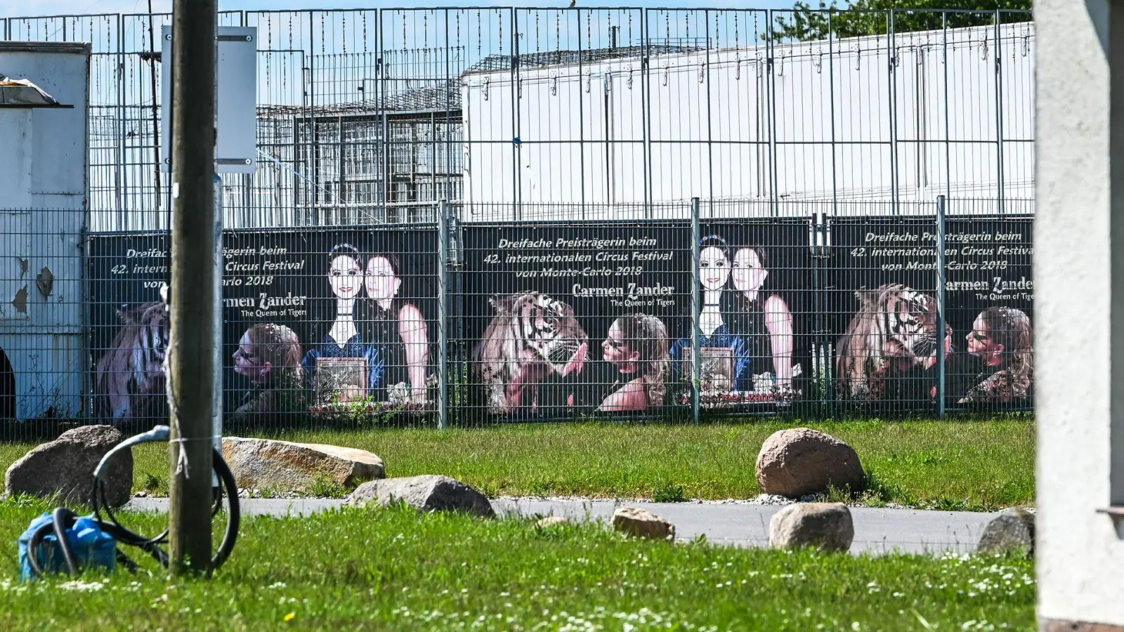 Die Gehege genügt laut Behörden nicht den Mindestanforderungen.  (Foto: Heiko Rebsch/dpa)