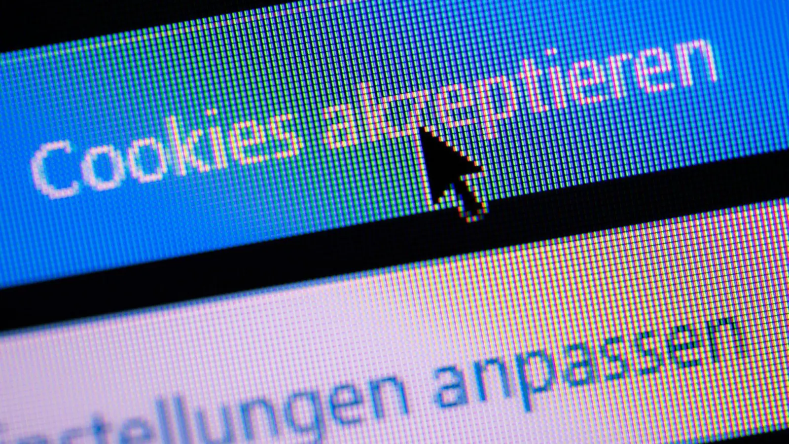 Einer Bitkom-Umfrage zufolge sind drei Viertel der Internet-Nutzerinnen und -Nutzer von Cookie-Bannern genervt. (Foto: Lino Mirgeler/dpa)