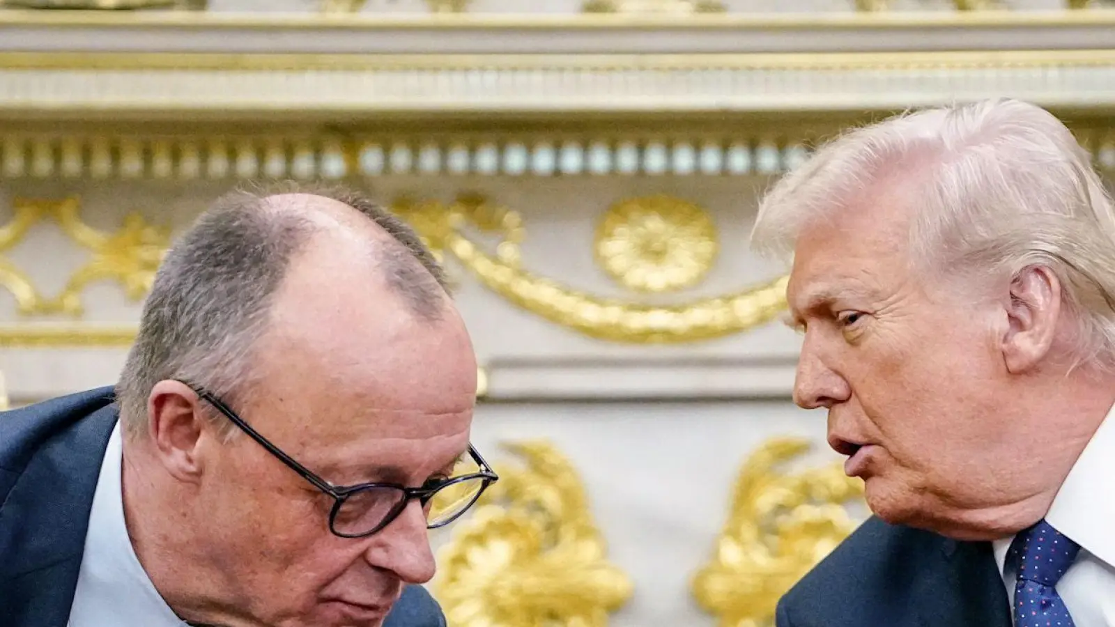 Wenige Tage nach Beginn des Iran-Kriegs war Bundeskanzler Friedrich Merz (CDU) zu einem bereits vor Kriegsausbruch geplanten Besuch im Weißen Haus. (Archivfoto) (Foto: Kay Nietfeld/dpa)