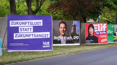 In Berlin wird am Sonntag das Abgeordnetenhaus gewählt. (Archivbild) (Foto: Bernd von Jutrczenka/dpa)