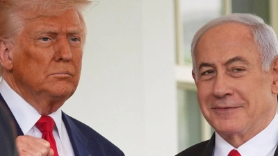 Laut Medienberichten treffen empfängt US-Präsident Trump nächste Woche erneut Israels Premier Netanjahu. (Archivbild) (Foto: Evan Vucci/AP/dpa)