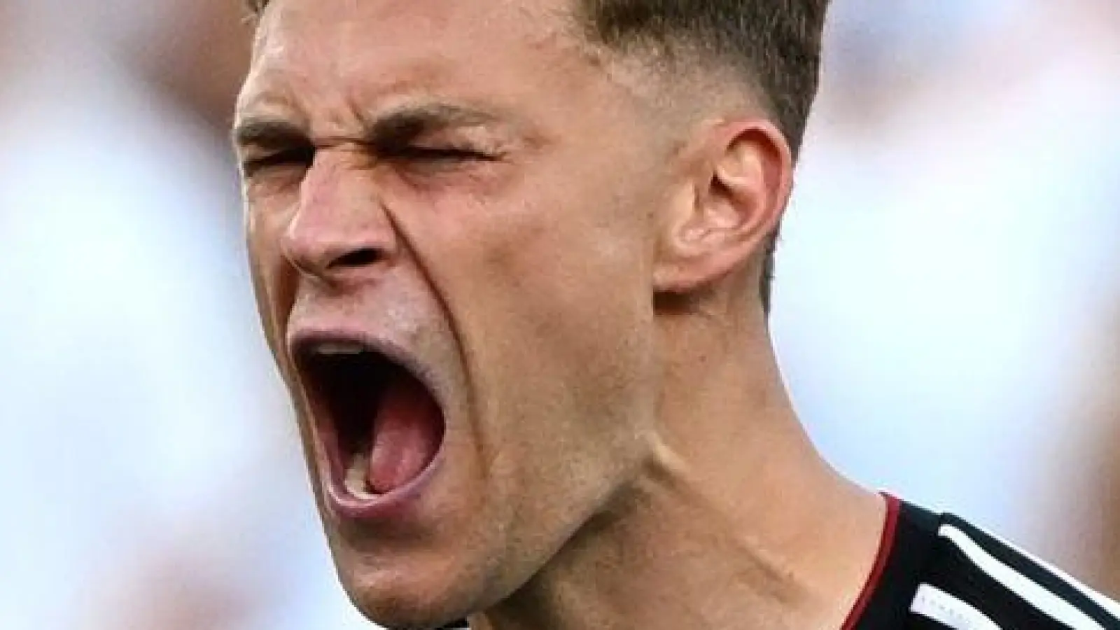 Wieder nur WM-Frust. Nach seinem Treffer im Elfmeterschießen ballte Joshua Kimmich noch die Fäuste.  (Foto: Federico Gambarini/dpa)