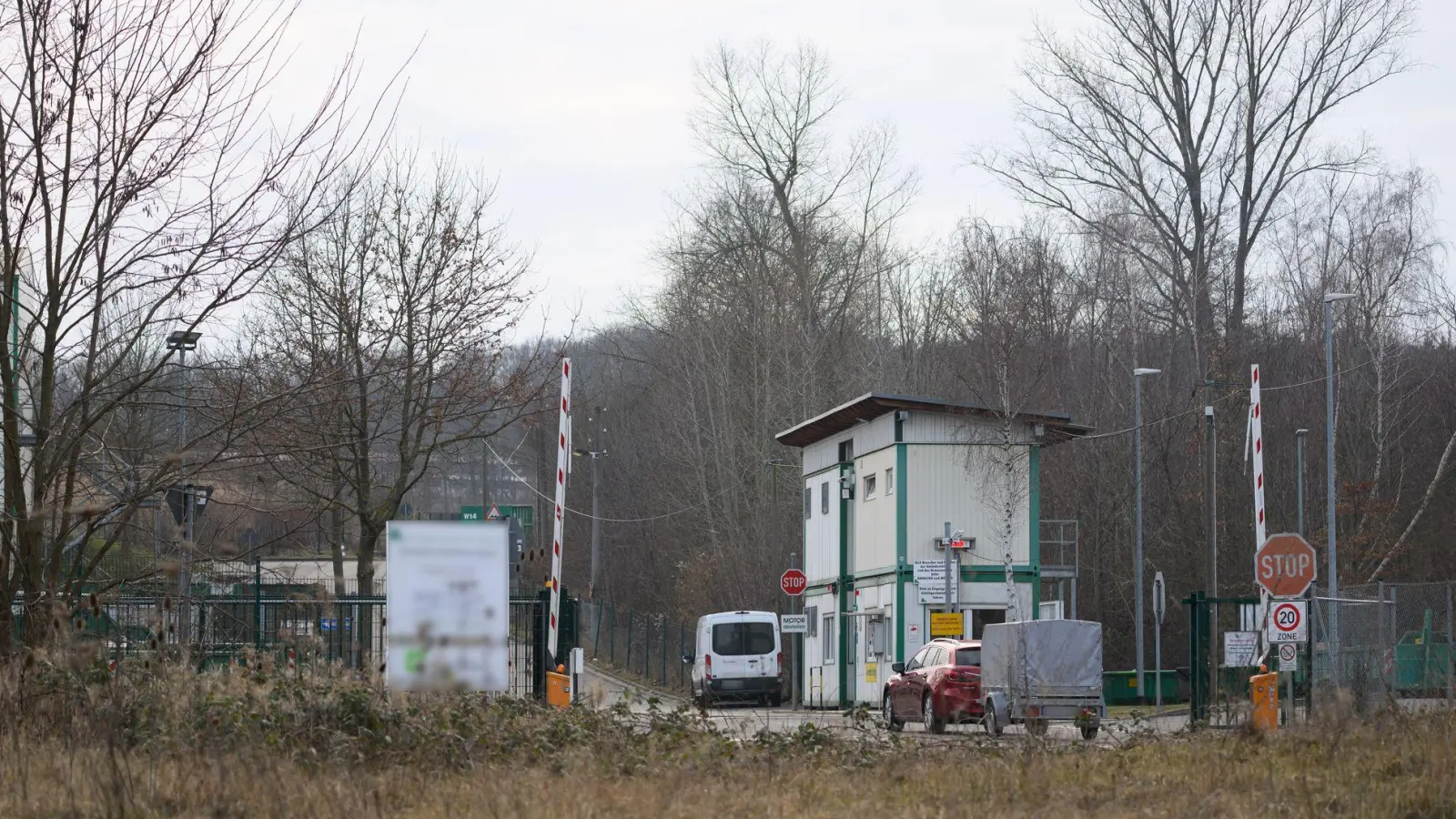 In Freital wurde eine Babyleiche gefunden.  (Foto: Robert Michael/dpa)