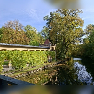 Idyllische Stimmung am Wasser - gesehen im Wildbad (Foto: Hilde Beck)