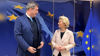 Ursula von der Leyen will Markus Söder und sein Kabinett in Brüssel treffen. (Archivbild) (Foto: Christoph Trost/dpa-Zentralbild/dpa)